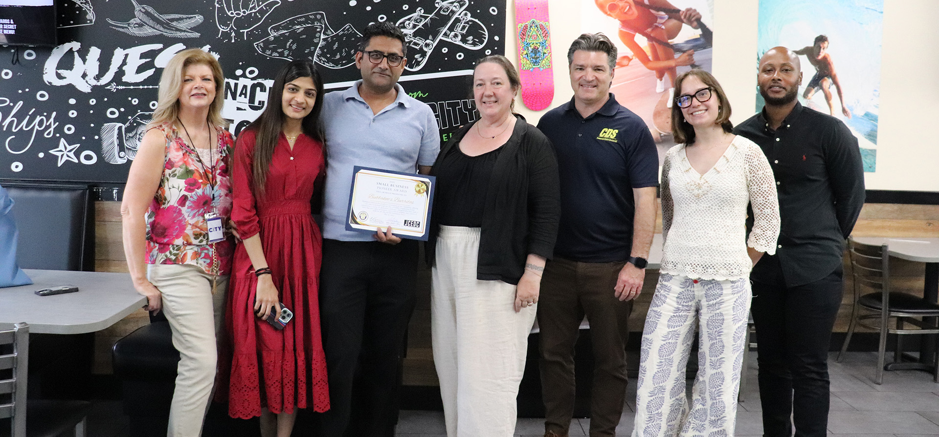 jsq home small business pioneer award